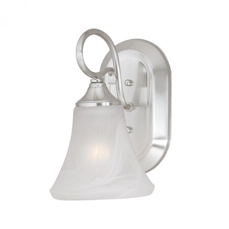 Thomas Elipse 1-Light Wall Lamp in Brushed Nickel SL744178